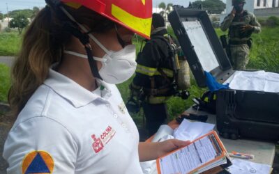 UEPC PARTICIPA EN SIMULACRO POR SUPUESTA FUGA DE MATERIAL PELIGROSO, EN COLIMA