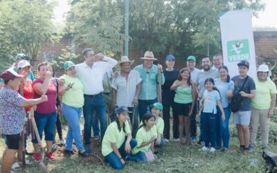 CONTINÚA EL PARTIDO VERDE CUMPLIENDO SU COMPROMISO DE REFORESTACIÓN.