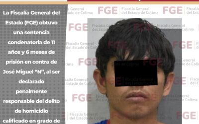 HOMBRE QUE INTENTÓ PRIVAR DE LA VIDA A OTRO, ES CONDENADO A MÁS DE 11 AÑOS DE PRISIÓN