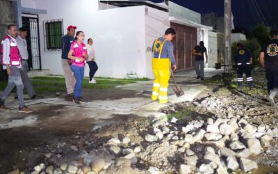 DAÑOS MENORES DEJA LLUVIAS TORRENCIAL EL JUEVES EN LA VILLA