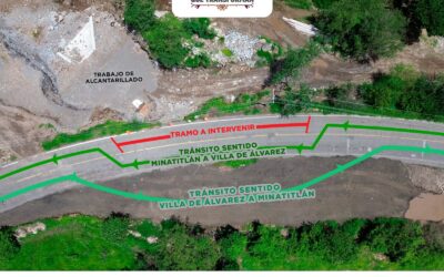 SEIDUM AVANZA EN ATENCIÓN DE SOCAVÓN DE LA CARRETERA VILLA DE ÁLVAREZ-MINATITLÁN