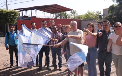 ALCALDE RIULT RIVERA ARRANCA OBRA PARA COLOCAR MURO DE CONTENCIÓN EN EL CAUCE DEL ARROYO EL TECOLOTERO EN LA COLONIA FRANCISCO VILLA