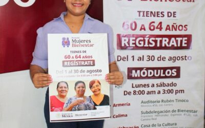 DEL 1 AL 30 DE AGOSTO, REGISTRO DE MUJERES DE 60 A 64 AÑOS A LA PENSIÓN MUJERES BIENESTAR: ROSARIO SILVA