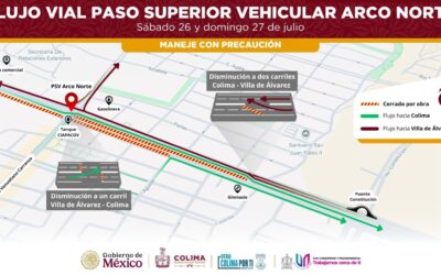 INHABILITARÁN EL SABADO CARRILES CENTRALES DE TERCER ANILLO, DESDE V. CARRANZA HASTA PALMA RUVELINA