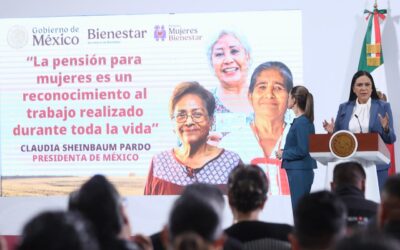 EN 2025, LA META DE LA PENSIÓN MUJERES BIENESTAR ES BENEFICIAR A 3.2 MILLONES DE MUJERES DE 60 A 64 AÑOS