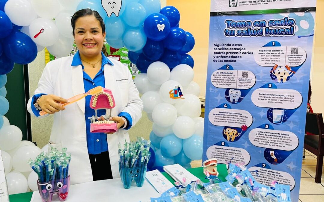 FORTALECE IMSS COLIMA LA PREVENCIÓN CON LA 2ª FERIA DE SALUD BUCAL EN LA UMF NO. 18