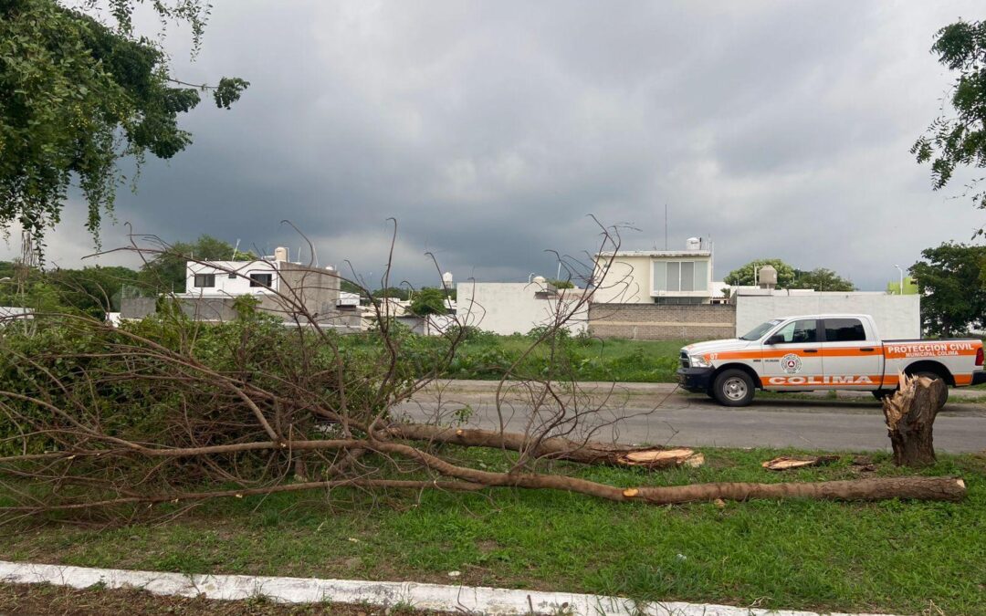 RESPUESTA INMEDIATA DEL AYUNTAMIENTO DE COLIMA TRAS INTENSA LLUVIA