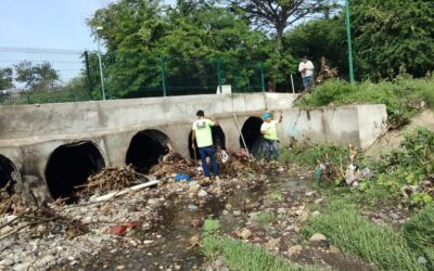 GOBIERNO DE RIULT RIVERA DESAZOLVA Y REHABILITA ALCANTARILLAS Y VADOS TRAS INTENSAS LLUVIAS