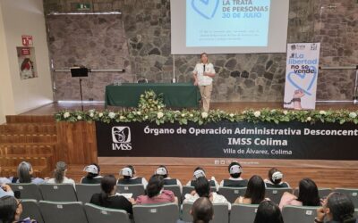 PROMUEVE IMSS COLIMA ACCIONES DE SENSIBILIZACIÓN Y CAPACITACIÓN CONTRA LA TRATA DE PERSONAS