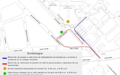 AJUSTAN SEÑALIZACIÓN PARA GARANTIZAR  ACCESO SEGURO AL CAMPUS TECOMÁN