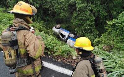 VUELCA PIPA Y PROVOCA FUGA DE GAS LP EN MANZANILLO; NO HAY PERSONAS LESIONADAS: UEPC