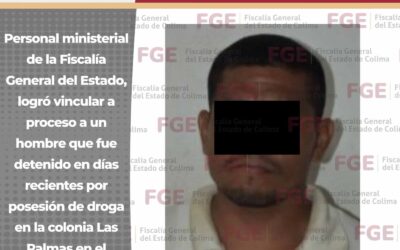 EN PRISIÓN PREVENTIVA DETENIDO EN POSESIÓN DE NARCÓTICOS