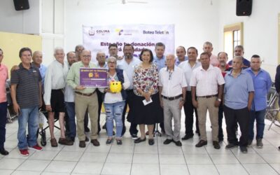 SUBSECRETARÍA DE MOVILIDAD RECIBE DONATIVO DE CTM COLIMA PARA EL TELETÓN