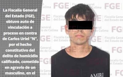 LA FGE LOGRA VINCULACIÓN A PROCESO POR HOMICIDIO CALIFICADO