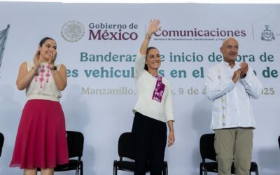 INDIRA VIZCAÍNO CELEBRA 4ª VISITA DE LA PRESIDENTA SHEINBAUM A COLIMA E INICIO DE OBRAS DEL PUENTE TEPALCATES II