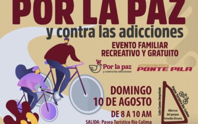 ESTE DOMINGO SE REALIZA LA ‘RODADA NACIONAL POR LA PAZ Y CONTRA LAS ADICCIONES’