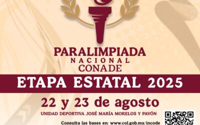 NUEVAS FECHAS PARA LA ETAPA ESTATAL DE LA PARALIMPIADA NACIONAL 2025