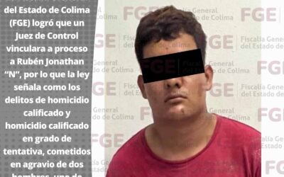 OTRO HOMBRE VA A PRISIÓN POR HOMICIDIO CALIFICADO Y TENTATIVA DE HOMICIDIO