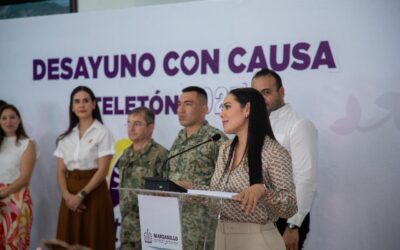 INDIRA VIZCAÍNO AGRADECE LA SUMA DE IP DE MANZANILLO PARA LOGRAR LA META TELETÓN 2025 Y LA CONSTRUCCIÓN DE UN CRIT EN COLIMA
