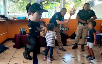 SSP COLIMA ACERCA LA LABOR POLICIAL A MENORES DEL CENTRO INFANTIL _‘GANDHI’