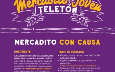 SUBSEJUV ORGANIZA ‘MERCADITO JOVEN TELETÓN’, PARA CONTRIBUIR A TENER CRIT COLIMA