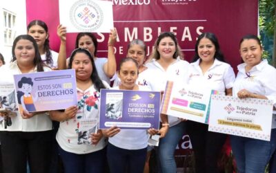 GOBIERNO DE MÉXICO Y GOBIERNO DE COLIMA ESCUCHAN EN ASAMBLEAS LAS NECESIDADES DE CASI 600 MUJERES