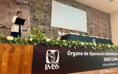 REALIZA IMSS COLIMA CEREMONIA DE CLAUSURA DEL CURSO TÉCNICO LABORATORISTA CLÍNICO