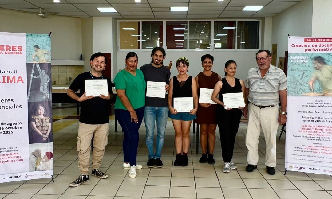 CULTURA COLIMA Y CENTRO HELÉNICO INICIAN TALLERES GRATUITOS ‘SABERES SOBRE LA ESCENA 2025’