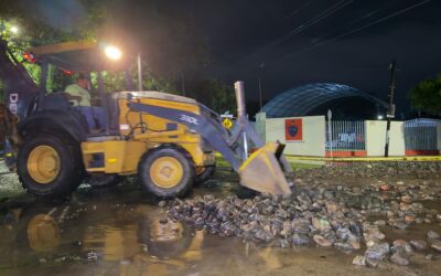 RIULT RIVERA SUPERVISA Y ENCABEZA ACCIONES DE MANTENIMIENTO TRAS DAÑOS OCASIONADOS POR LA LLUVIA