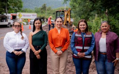 INDIRA VIZCAÍNO SUPERVISÓ REHABILITACIÓN DE LA LÍNEA DE CONDUCCIÓN DE AGUA POTABLE EN IXTLAHUACÁN