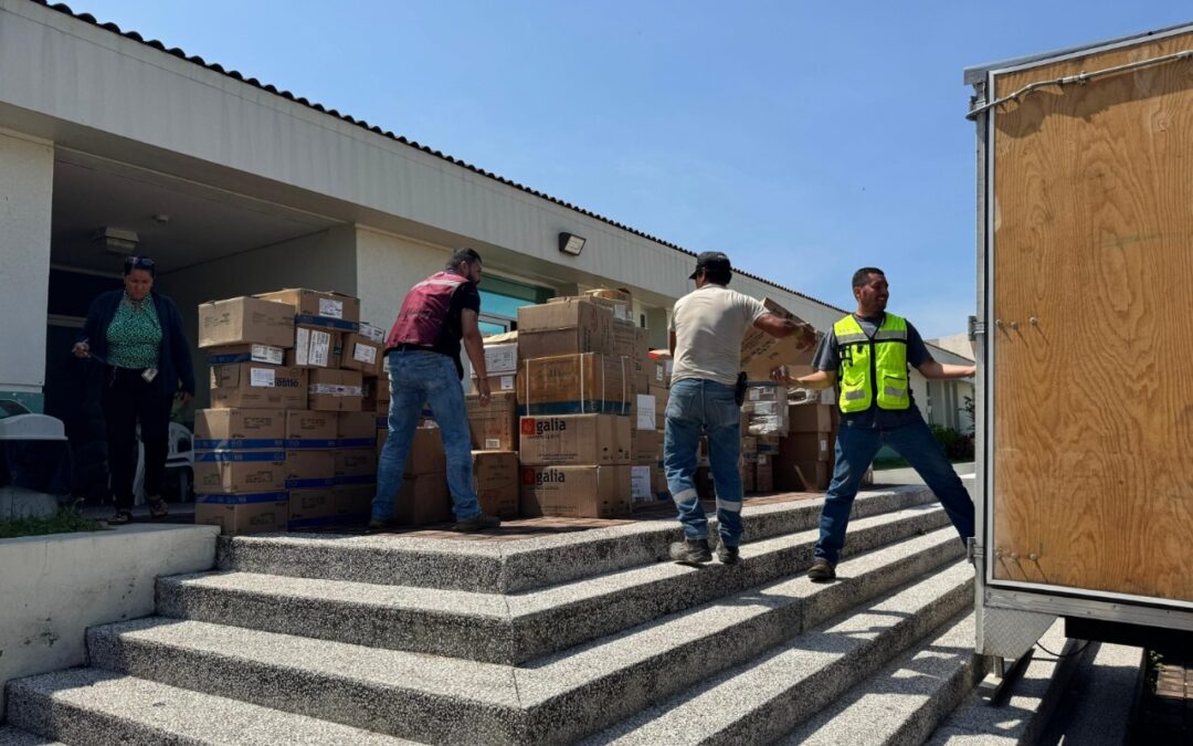 RUTAS DE LA SALUD TERMINAN ANTES DE LO PREVISTO ENTREGA DE MEDICAMENTOS E INSUMOS A HOSPITALES DEL ESTADO DE COLIMA