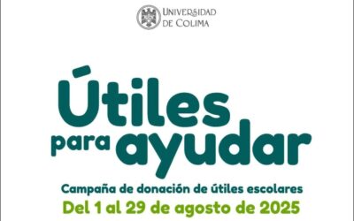 INVITA VOLUNTARIADO DE LA UDEC A SUMARSE A LA CAMPAÑA “ÚTILES PARA AYUDAR”