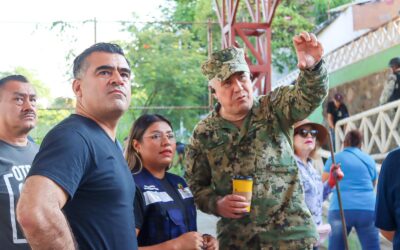 AYUNTAMIENTO CAPITALINO Y CORPORACIONES DE SEGURIDAD UNEN ESFUERZOS EN MACRO BRIGADA DE LIMPIEZA