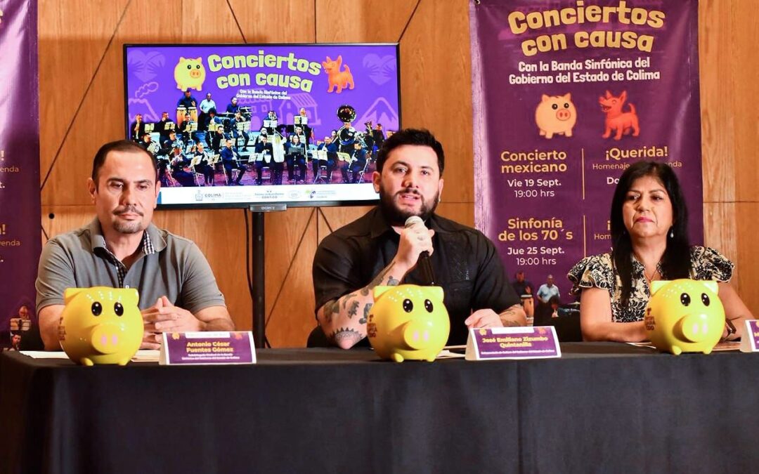 BANDA SINFÓNICA DEL GOBIERNO DEL ESTADO DE COLIMA OFRECERÁ CONCIERTOS CON CAUSA PARA APOYAR CONSTRUCCIÓN DEL CRIT