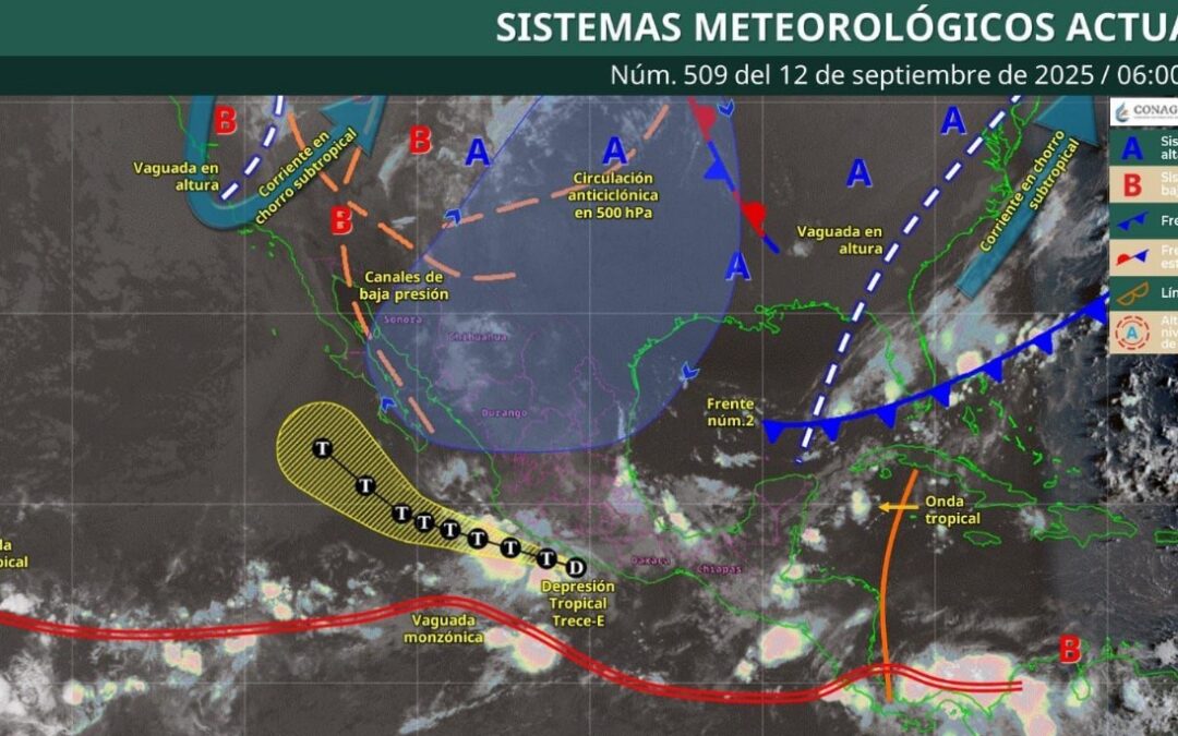PRONOSTICAN LLUVIAS FUERTES ESTE VIERNES EN DISTINTOS PUNTOS DEL ESTADO