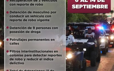 RECUPERACIÓN DE TRES VEHÍCULOS Y DETENCIONES POR ROBO Y POSESIÓN DE DROGA