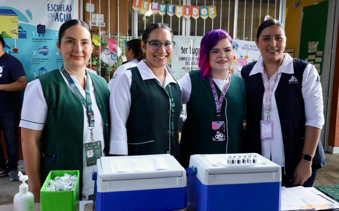 DIPUTADO ALVARO LOZANO ASISTE A ARRANQUE DE JORNADA DE VACUNACIÓN CONTRA EL VPH PARA LA POBLACIÓN INFANTIL EN SUCHITLÁN, COMALA.