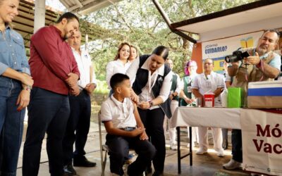 EN COMALA, ARRANCA SALUD COLIMA LA CAMPAÑA DE VACUNACIÓN CONTRA EL VPH