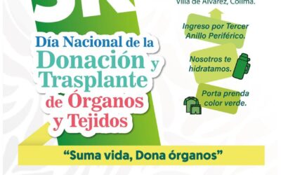 INVITA IMSS COLIMA A PARTICIPAR EN CAMINATA FAMILIAR “SUMA VIDA, DONA ÓRGANOS”