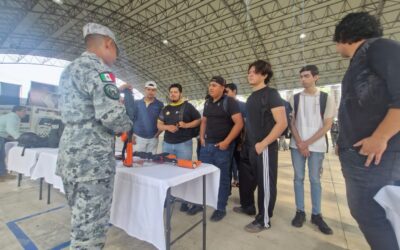 GUARDIA NACIONAL REALIZA ACTIVIDADES DE PROXIMIDAD SOCIAL CON ESTUDIANTES DEL TECNM-COLIMA