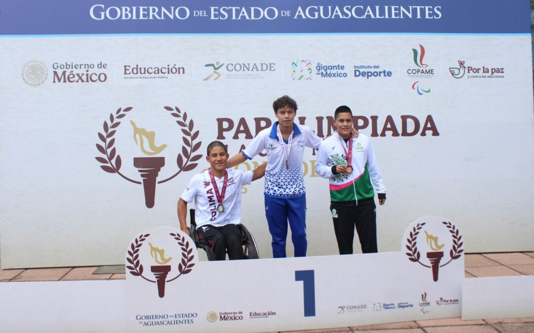 MATEO GÓMEZ DA MEDALLA DE PLATA A COLIMA EN PARALIMPIADA NACIONAL CONADE 2025