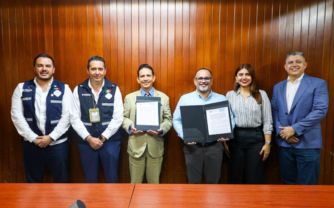 FGE COLIMA FIRMA CONVENIO CON EL INSTITUTO JALISCIENSE DE CIENCIAS FORENSES