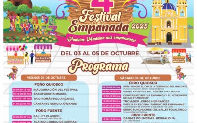 ANUNCIA TEY EL CUARTO FESTIVAL DE LA EMPANADA, EN VDEA