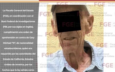 CUMPLIMENTA FGE ORDEN DE APREHENSIÓN POR PORNOGRAFÍA INFANTIL, POSESIÓN DE METANFETAMINA Y PARAFERNALIA