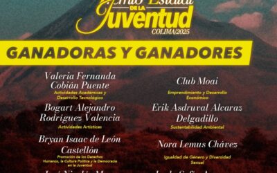 ANUNCIA SUBSEJUV LAS Y LOS GANADORES DEL PREMIO ESTATAL DE LA JUVENTUD COLIMA 2025