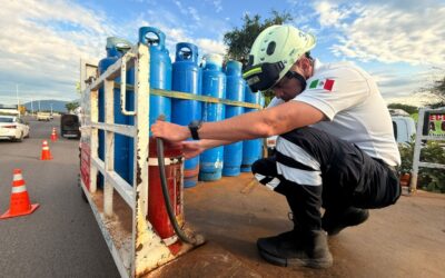 REALIZA UEPC COLIMA INSPECCIÓN A VEHÍCULOS DISTRIBUIDORES DE GAS