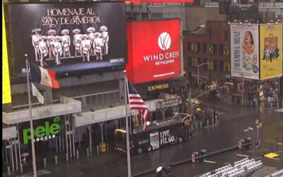 PORTADA DEL DISCO DEL MARIACHI UDEC SE PROYECTA EN TIMES SQUARE