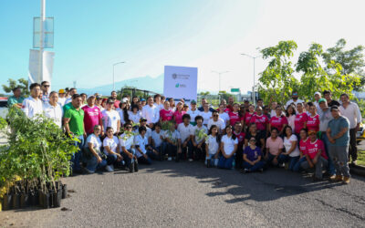 VOLUNTARIADO Y AYUNTAMIENTO DE  VILLA DE ÁLVAREZ SIEMBRAN VIDA