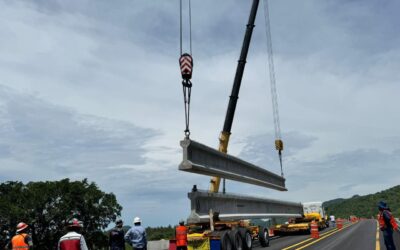 HABRÁ HOY CIERRES PARCIALES DE CIRCULACIÓN EN EL KILÓMETRO 49 DE LA COLIMA-MANZANILLO, POR MONTAJE DE TRABES DEL PUENTE ARMERÍA II