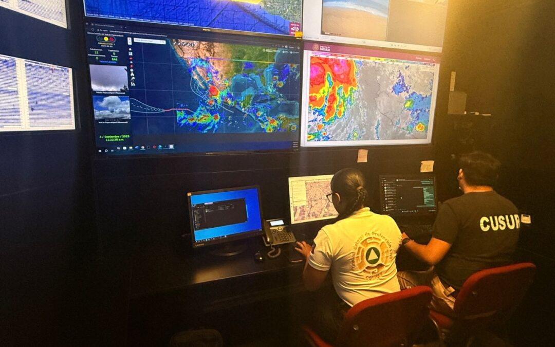 AUNQUE HURACÁN ‘LORENA’ TOMÓ RUMBO A BAJA CALIFORNIA, UEPC DA SEGUIMIENTO Y PIDE ESTAR ALERTAS